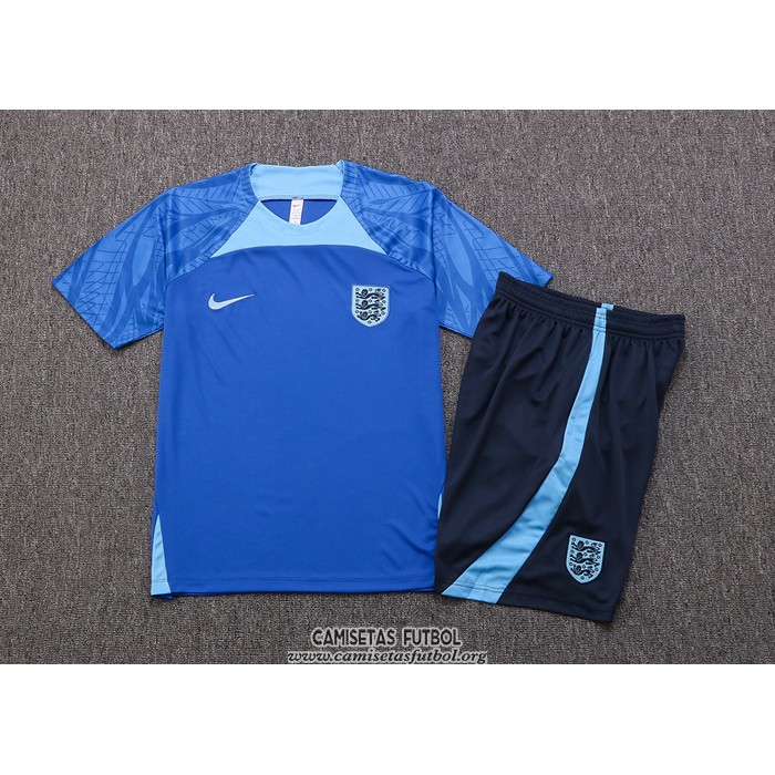 Chandal del Inglaterra Manga Corta 2022/2023 Azul - Pantalon Corto